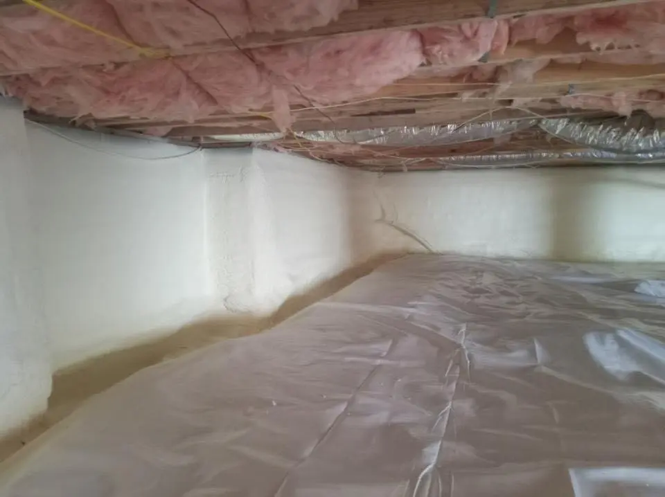 Crawl space encapsulation with closed-cell spray foam for Spray Foam Roofing Repair in Milwaukee